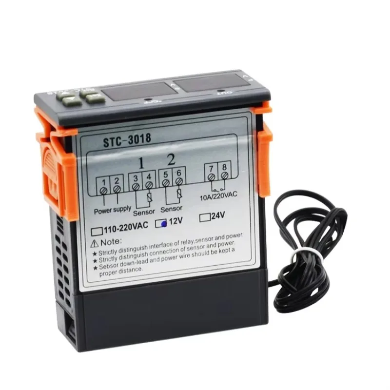 

Hot Sale High Quality Thermostat Regulator Refrigeration Temperature Controller 220V 12V 24V STC-3018