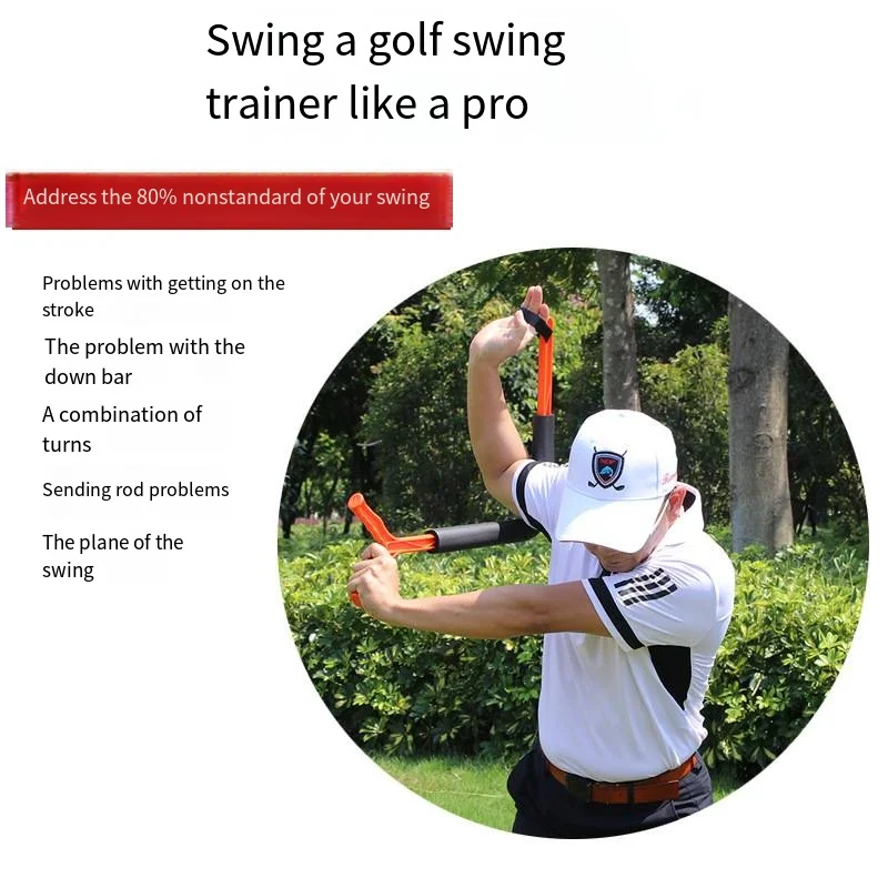 Golf Rotary Swing Exerciser, Right Elbow To Waist Power Turning Waist Pump To Improve Swing Speed Trainer,Golf Swing Trainer