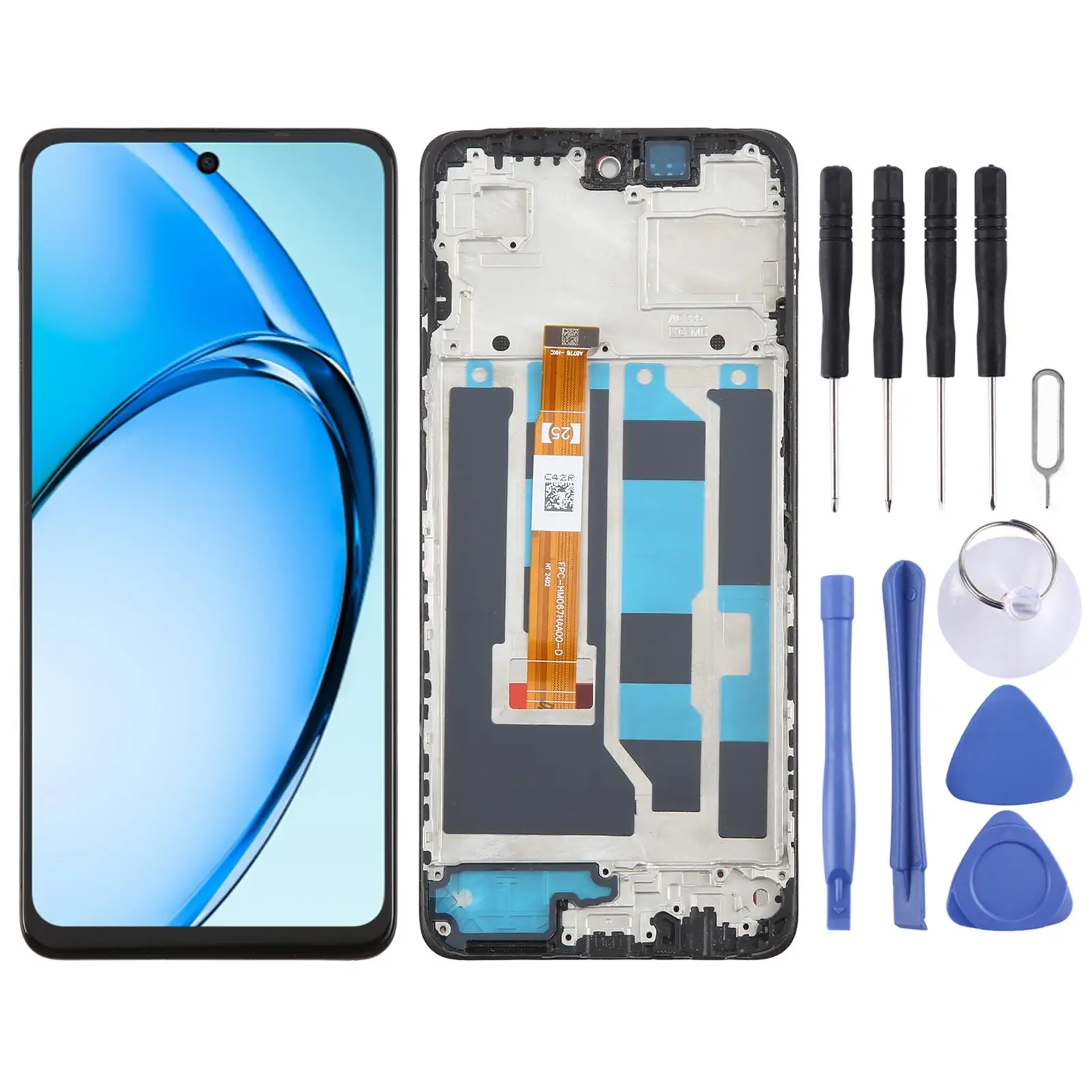 OEM LCD Screen for OPPO A3 5G CPH2683 Digitizer Full Assembly with