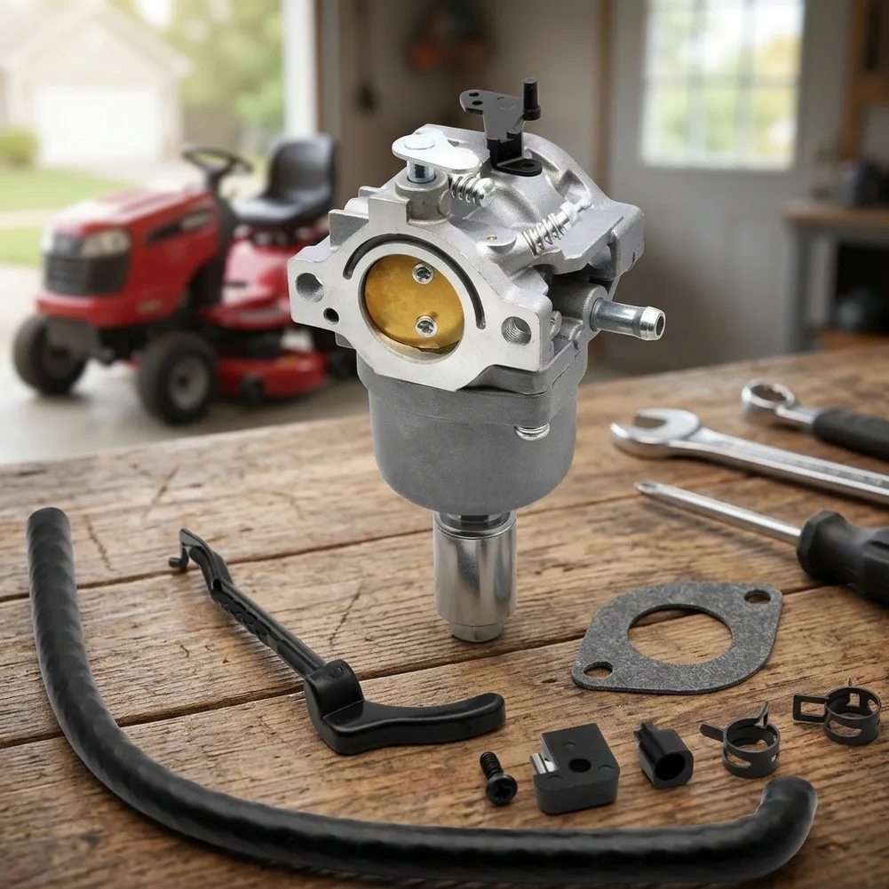 Repair Set Carburetor W/ Accessories 1pcs for carb Parts Replacement For 15.5 for hp Mower for carb 808891 for rider