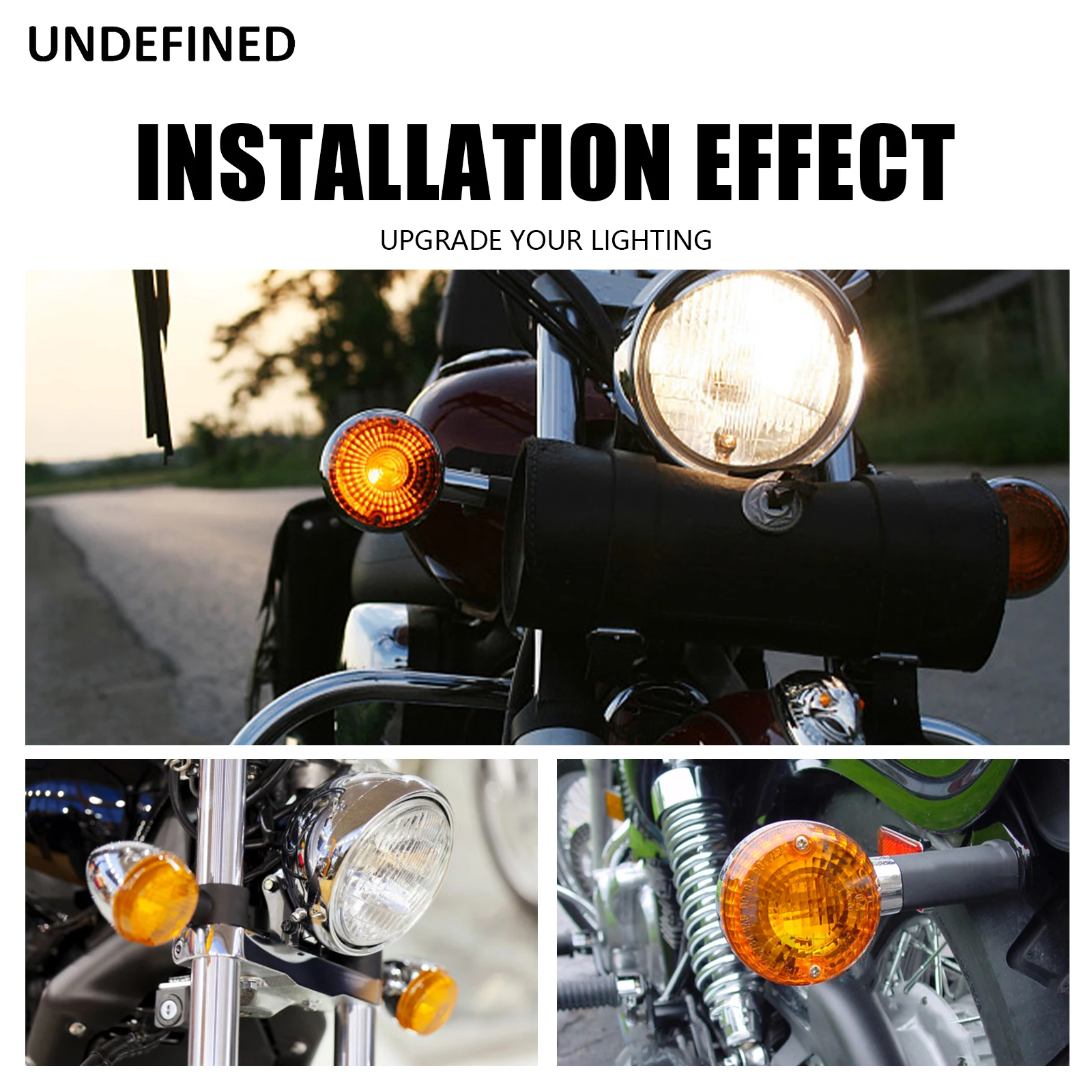 Motorcycle Smoke/Clear Turn Signal Light Indicator Lens Cover for Kawasaki Vulcan 1500 1600 800 750 500 Zephyr For Yamaha V-Star