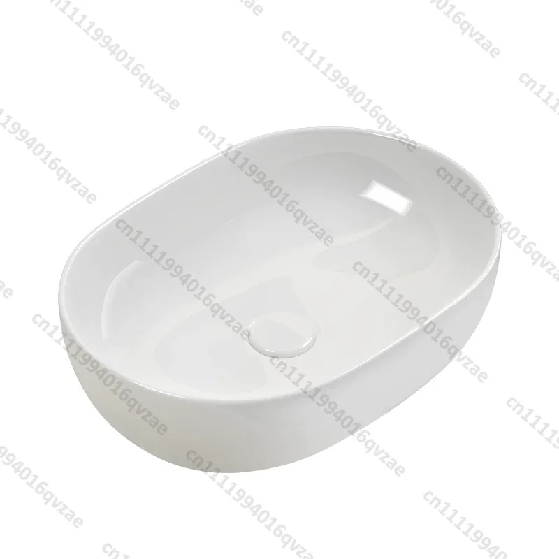 

Simple Oval Ceramic Table Basin Wash Basin Household Bathroom Wash Basin