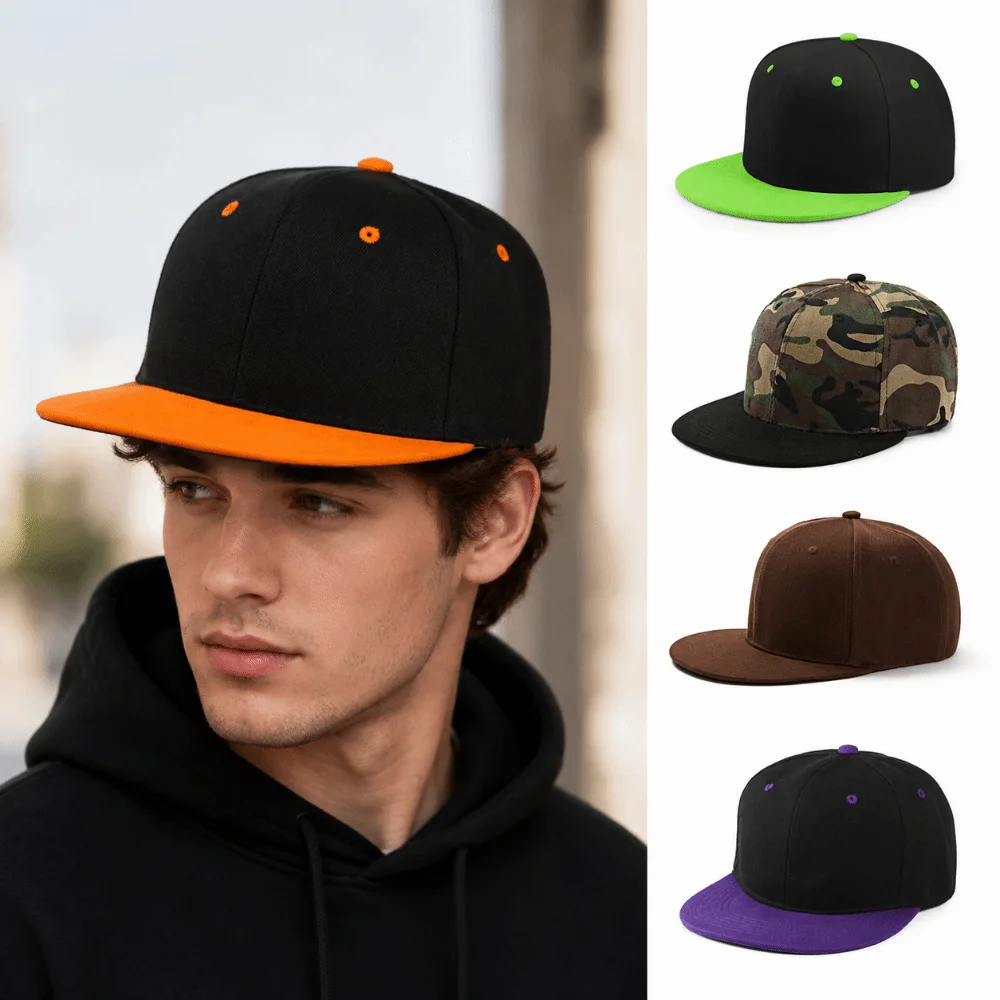 Classic Visors Flat Bill Baseb - đánh giá và giá Snapback Hat Flat