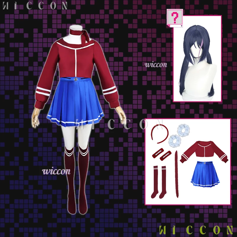 女性のためのクレイジーミタコスプレ衣装,ロールプレイングゲーム,ロールプレイング,プライマリヤンドレ,ハロウィーンパーティー,帽子カードアクセサリー