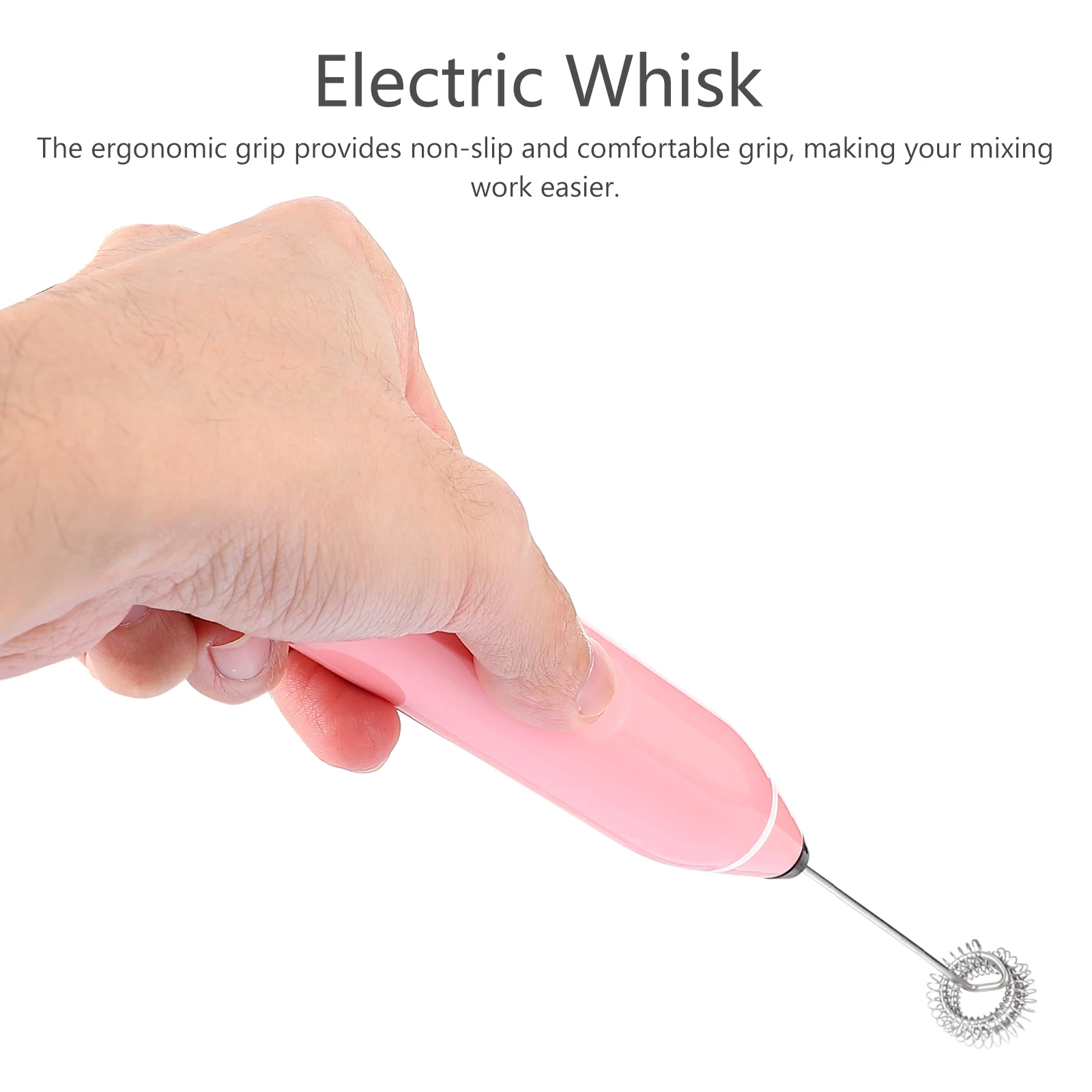 

Electric Milk Frother Mixer USB Whisk Stainless Steel Blender H held Kitchen Tool Coffee Maker Egg Beater Baby Food Processor