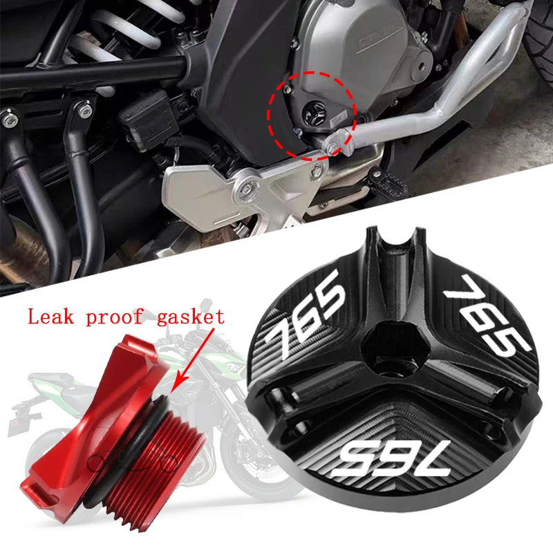 Motorcycle Fashion CNC Engine Oil Filler Cap Oil Plug Cover For Triumph Street Triple 765 RS S R 765RS Accessories