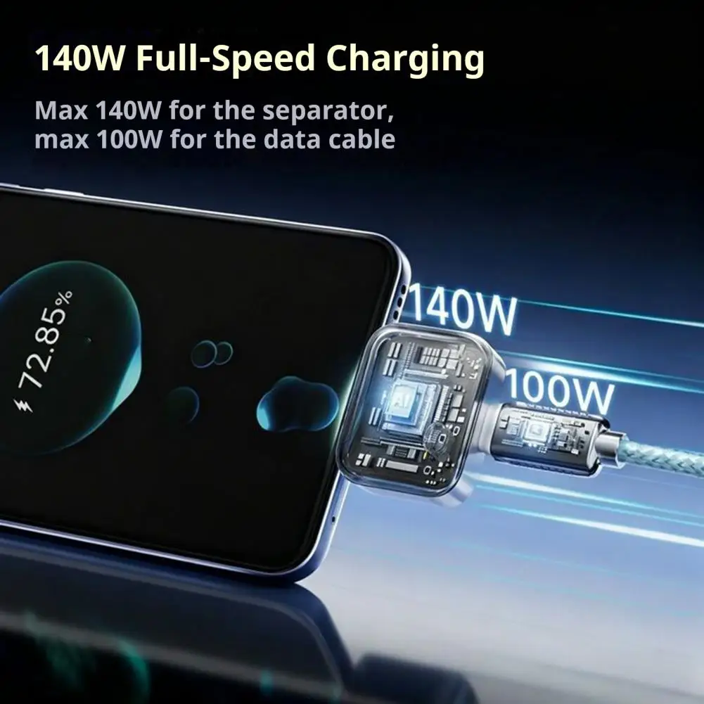 Charging Adapter Fast Charging Adapter Auto Stop Charging Adapter Power Breaker Cable Protector Fully Charged Separator for Safe