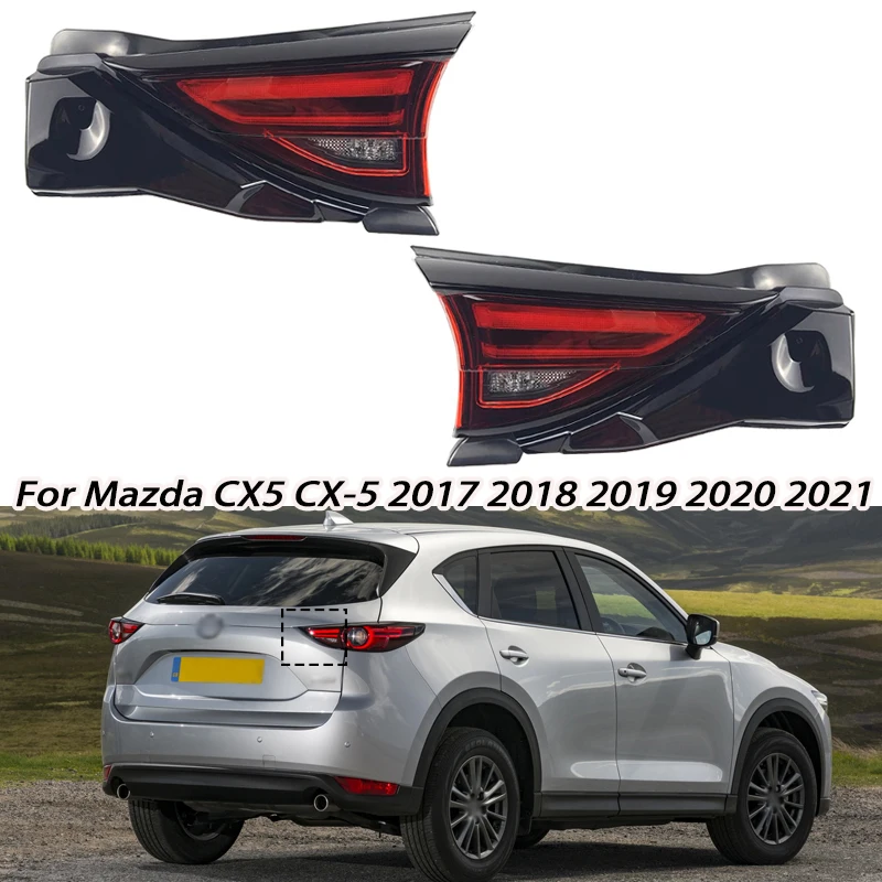 

Car LED Rear Reverse Brake Stop Lamp For Mazda CX5 CX-5 2017-2021 Auto Lights Rear Bumper inner Taillight Brake Light Tail Lamps