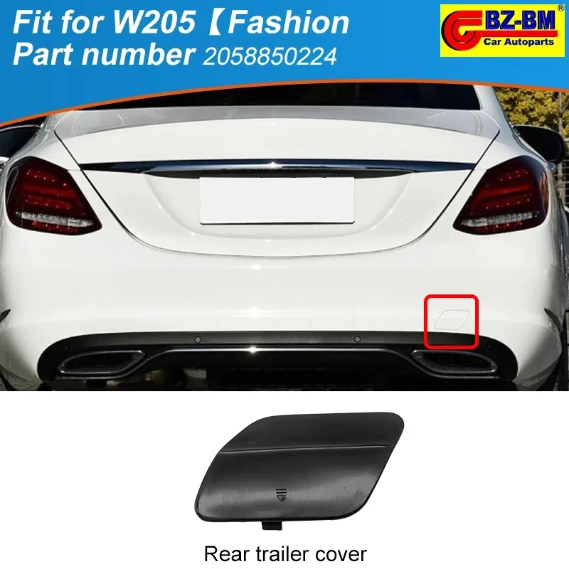 Rear Bumper Trailer Cover Tow Hooks For Mercedes benz W205 X205 2058850224 A2058850224 2058850824 2058850256 2058851224