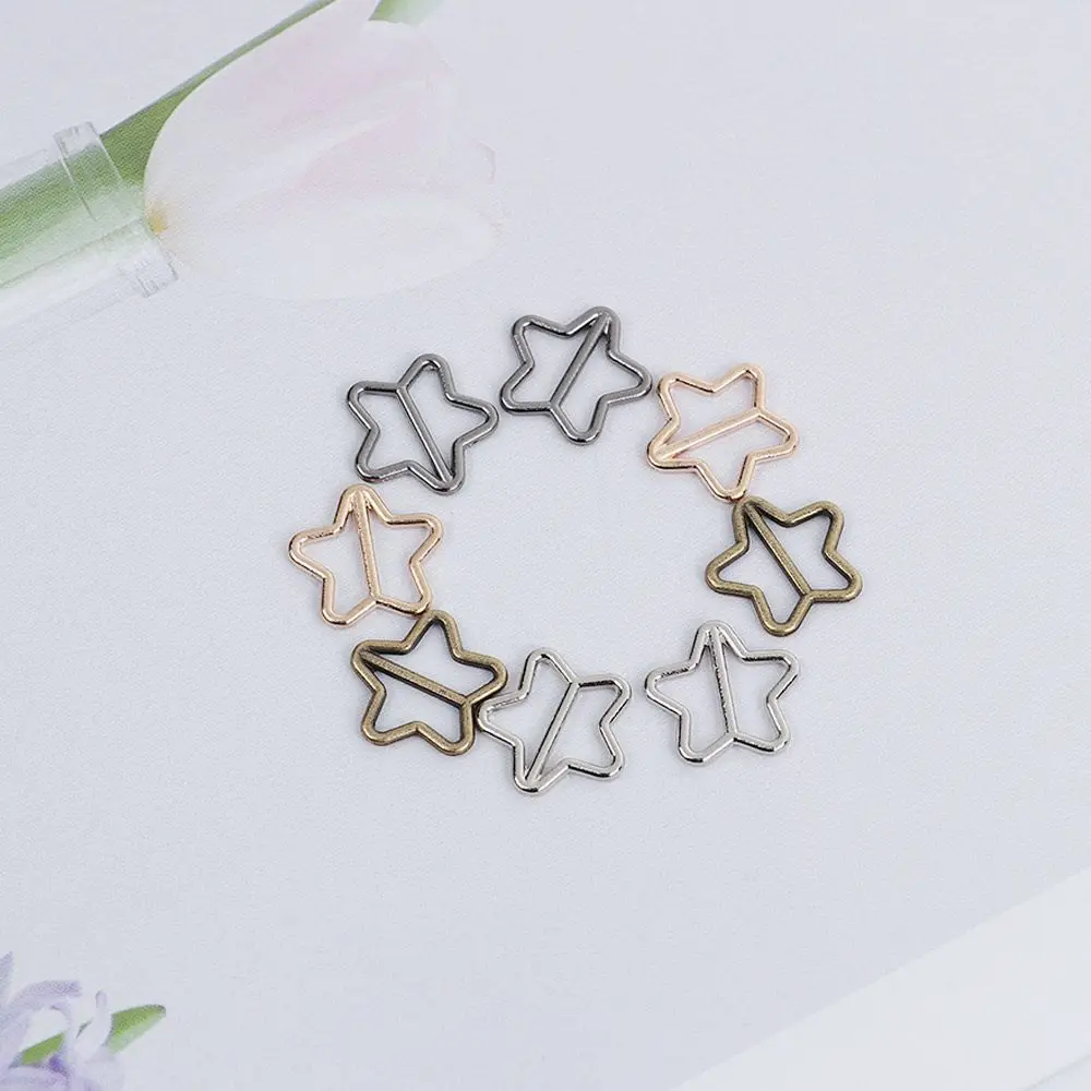 20pcs Newest Mini Ultra-small 4 colors Tri-glide Star Buckle  Bags Accessories Diy Dolls Buckles Belt Buttons