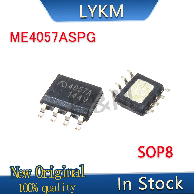 10/PCS New Original ME4057ASPG ME4057A 4057A SOP8 4.2V lithium-ion battery linear charger chip In Stock