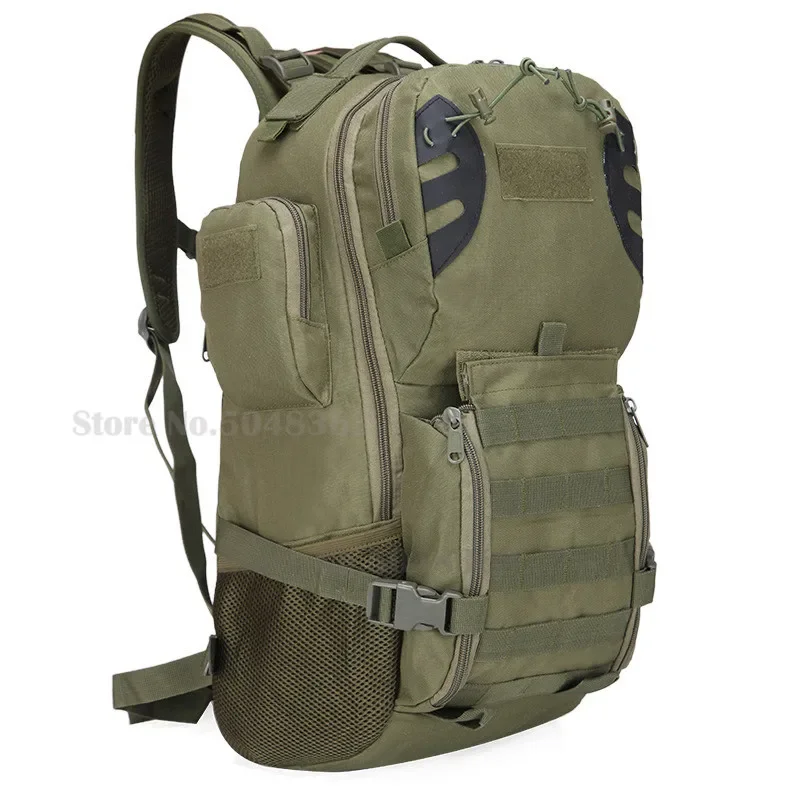 45L Backpack Tactical Bag Camping Hiking Travel Sports Climbing Bags Molle Hunting Outdoor Bag Men Mountaineering Bag