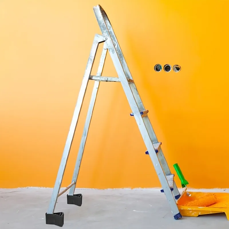 2pcs Plastic Ladder Anti-Slip Foot Cover - Safety Foot Pads, Replacement for Ladder
