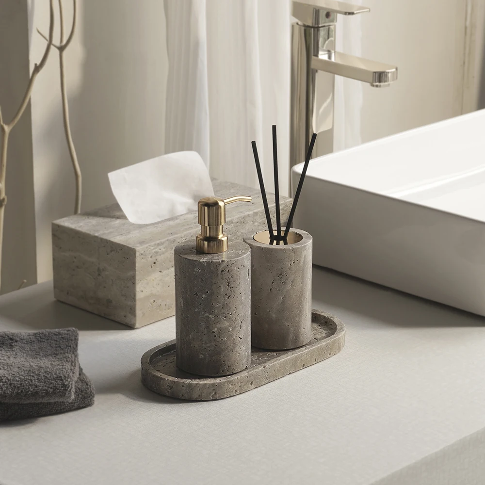 Set Aksesoris Kamar Mandi Grig - Zara Home Bathroom Set ulasan dan harga