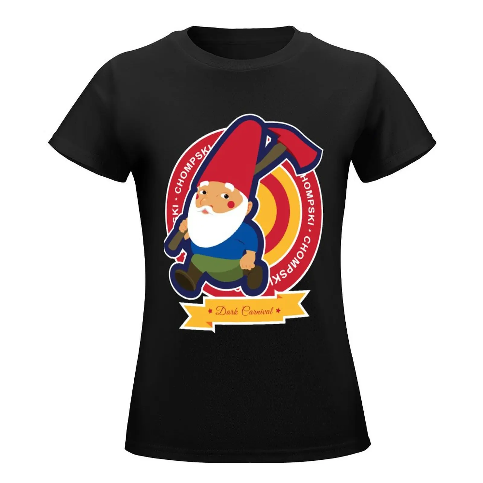 Gnome Chompski from L4d2 T-Shirt Short sleeve tee aesthetic clothes t-shirts for Women cotton