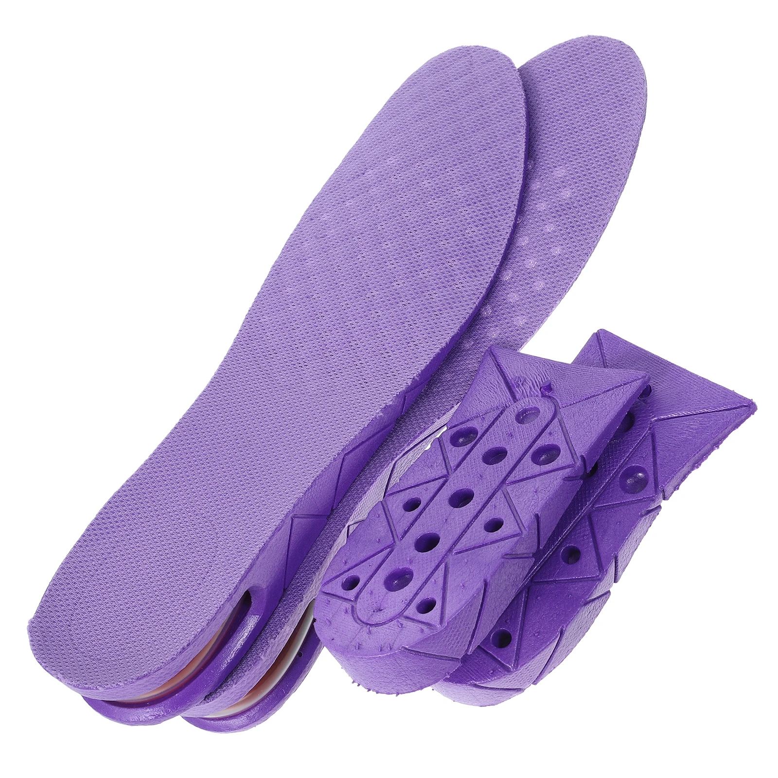 

Heightening Insoles Increase Pad Mesh Surface Heel Lifts for Men Boosters Pvc Shoe Inserts Increaser Miss