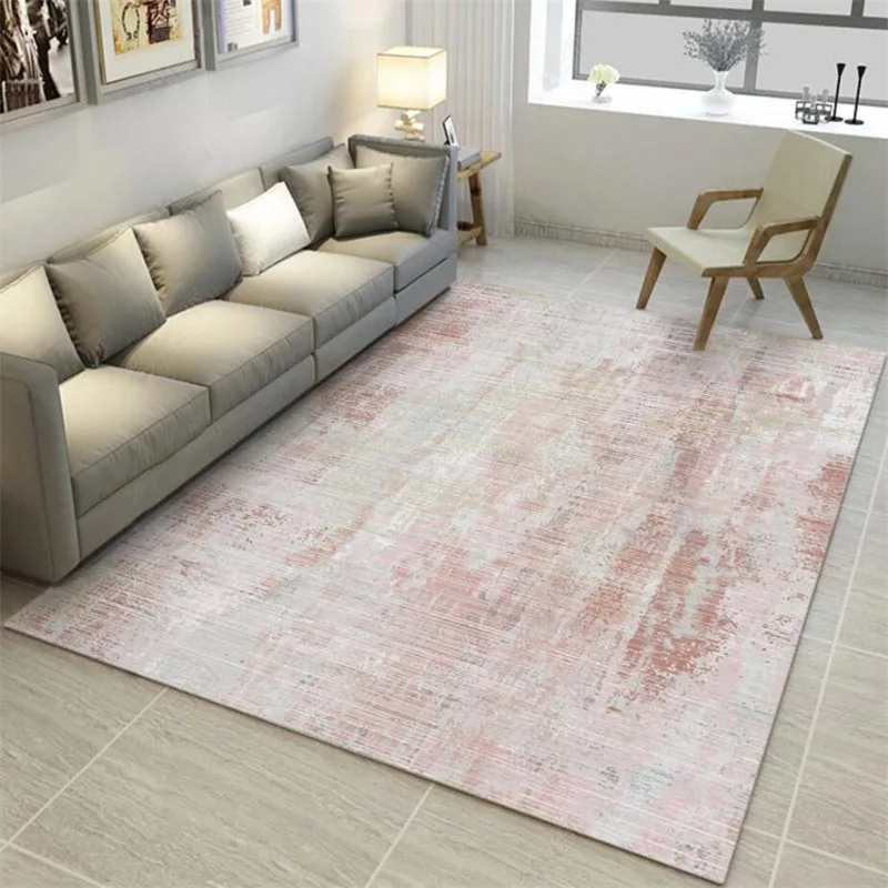 About Modern Girly Pink Gray Abstract Ink Living Room Bedroom Kitchen Bedside Carpet Floor Mat Alfombra Dormitorio Tapetes