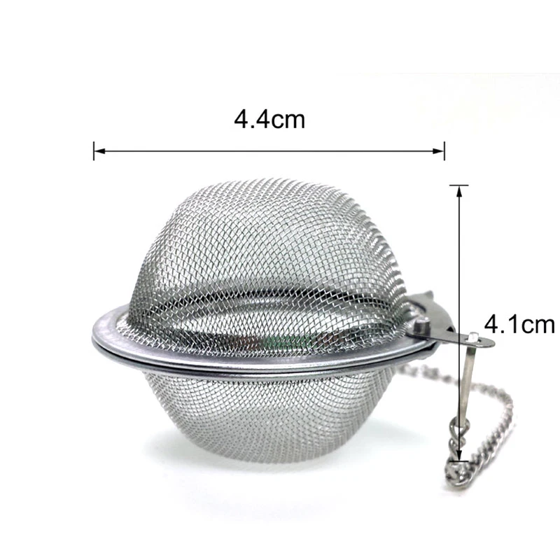 Heart Round Mesh Sieve Tea Strainer Multifunctional Stainless Steel Sphere Locking Spice Tea Ball Kitchen Accessories