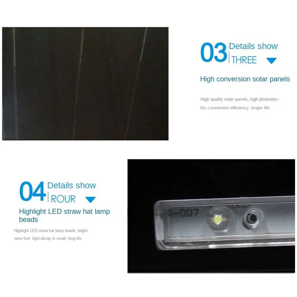 Solar-Powered LED Door Sign Light Stainless Steel Rainproof LED Address Sign Single Color Easy Install Home Door Number Lights