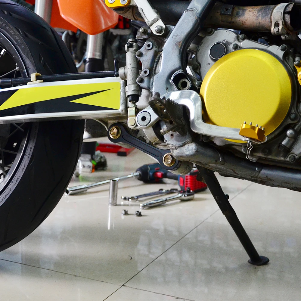 Für Suzuki DRZ400 DRZ400E DRZ400S DRZ400SM 2000-2022 Motorrad Verknüpfung Tieferlegung Link Kit Für Kawasaki KLX400 KLX 400 Untere 7 cm