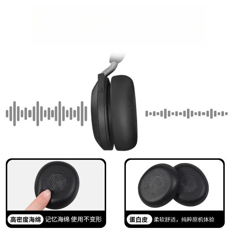 

Replacement foam Ear Pads pillow Cushion Cover For Jabra Evolve2 30SE MS UC Wired Gaming Headphone Headset EarPads repair parts，