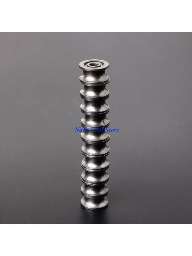 31GJ Steel U Grooved Bearing Pulley U Rolling Wheel Carbon Steel Wire Rope Cable Line Hanging Guideod Bearing Wheel
