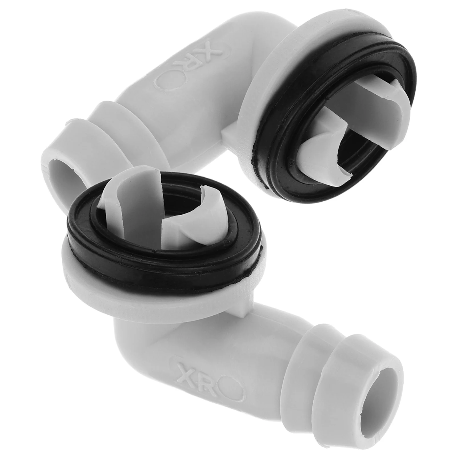 

2Pcs Air Conditioner Drain Hose Connector Hard Plastic Anti-Deformation Drainpipe Connector Fitting Leakproof for Window Ac