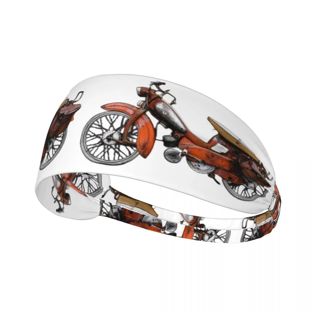 

Vintage French Motobecane Moped Men Women Headband Wicking Moisture Sports Sweatband for Gym Yoga Running