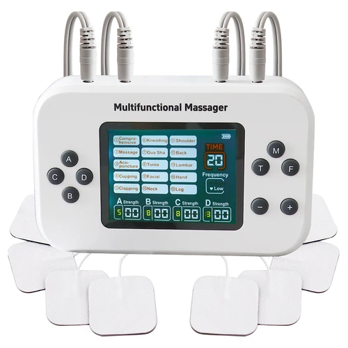 Estimulador muscular eléctrico EMS, unidad Tens, electroestimulador, masajeador de fisioterapia de pulso, dispositivo de relajación para el cuidado de la salud recargable