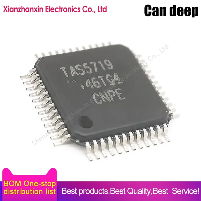 1pcs/lot TAS5719PHPR TAS5719 5719 QFP48 Audio amplifier chip in stock