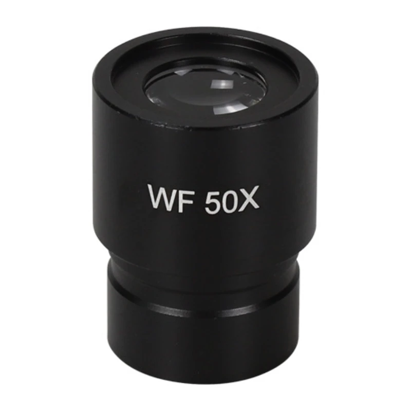 Agnicy Microscope Eyepiece WF 50X All Metal Optical Glass Lens