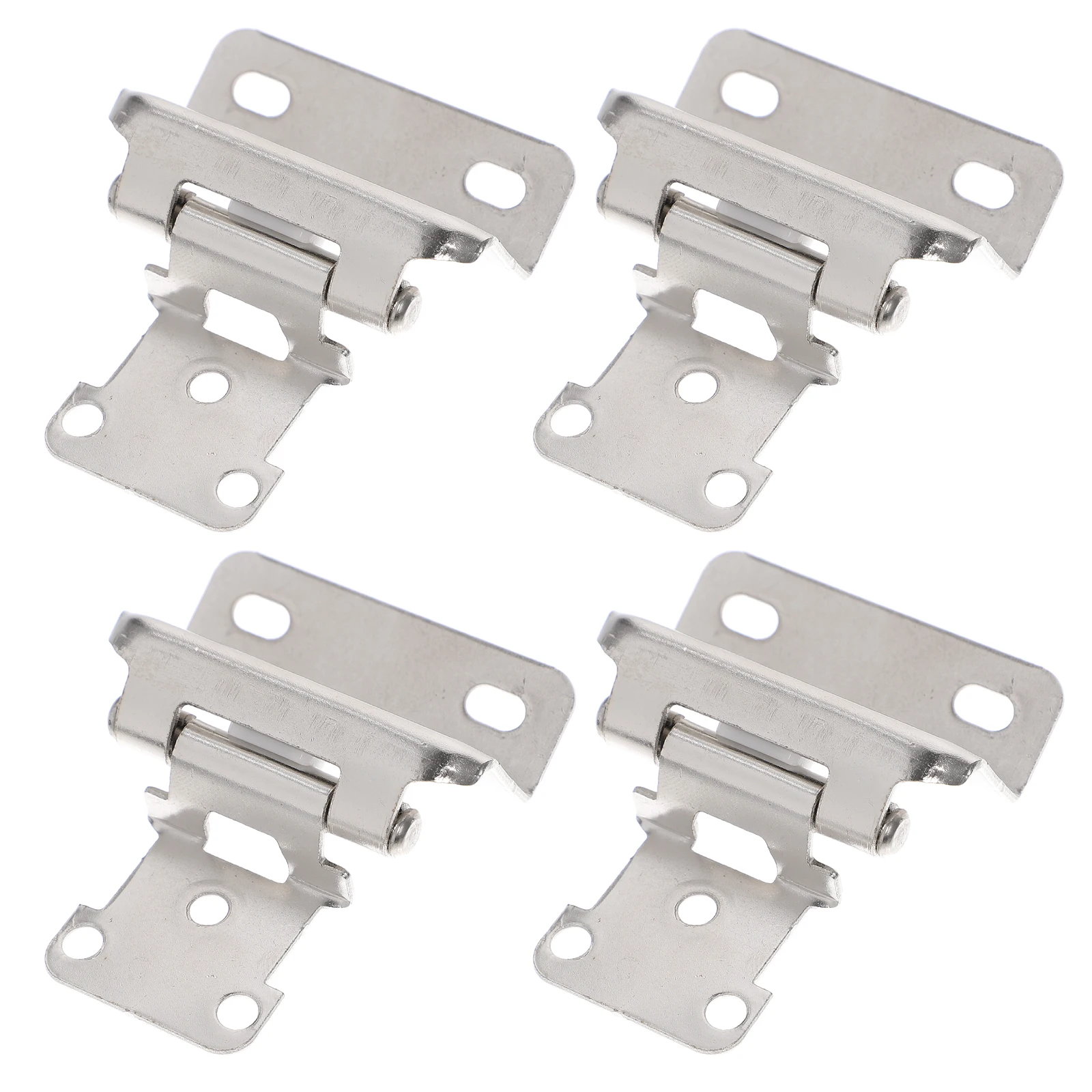 

4 Pcs Self Closing Door Hinges Closing Hinges Iron Black Soft Close Cabinet Kitchen Cupboard Door Hardware Durable