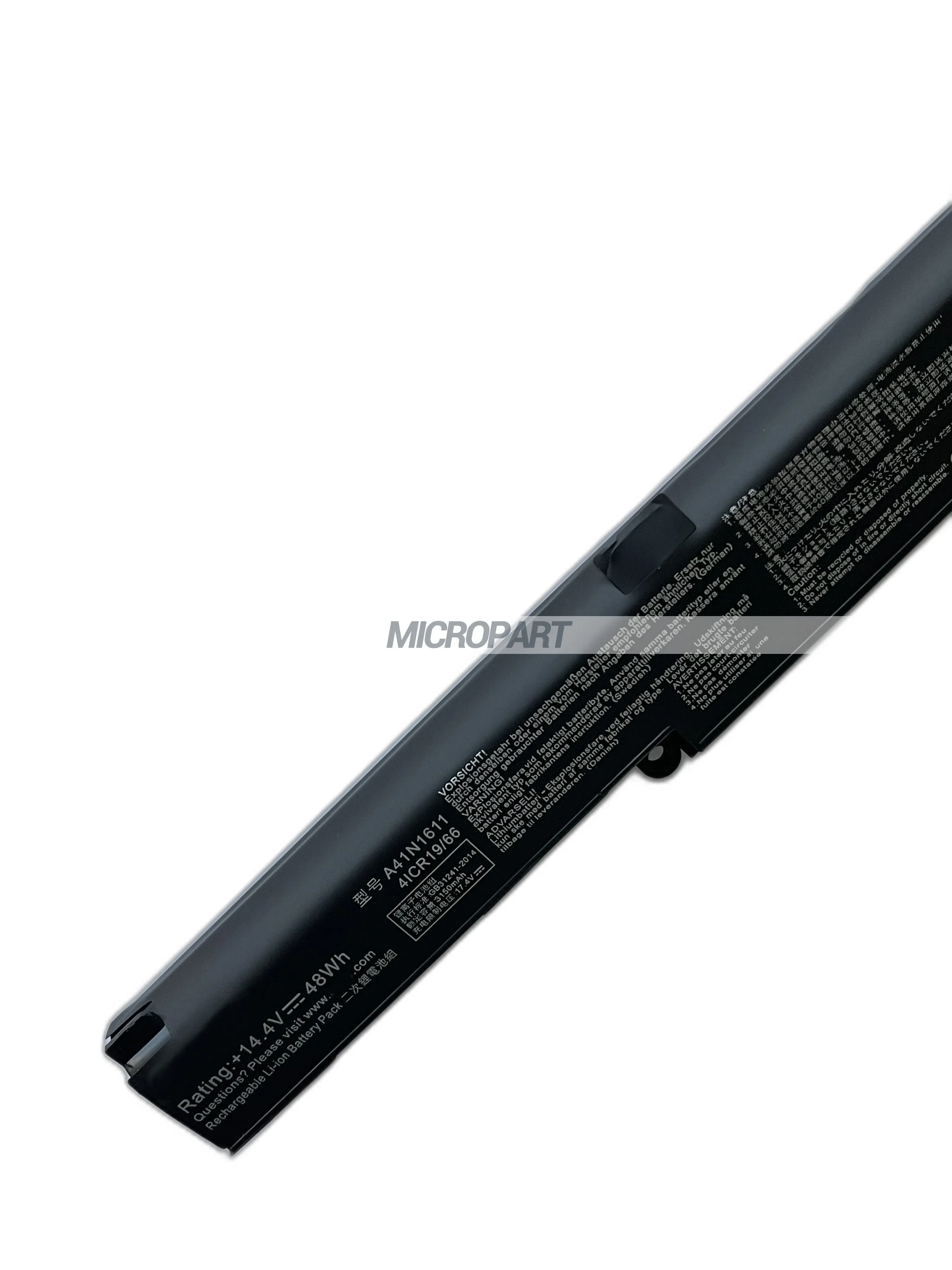 Imagem -04 - Substituição da Bateria para Computadores Portáteis Asus Longa Vida Fx553vd Rog Strix Gl553vd Gl553ve Gl553vw 11.4v 48wh A41n1611