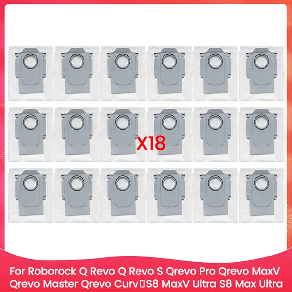 100% новые 18 пылесборников для Q, Q S, Qrevo Pro, Qrevo MaxV, Qrevo Master, Qrevo Curv, S8 MaxV Ultra, S8 Max Ultra