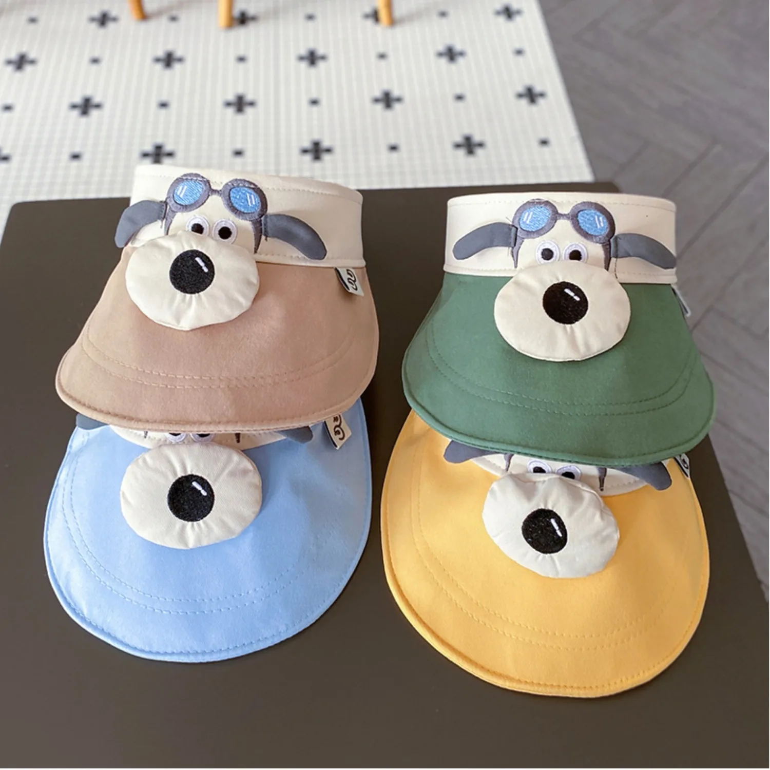 

Children's Hats Summer Large Eave Sky Top Hats Boys and Girls' Sun Shading Duckbill Hat Baby Protection Cartoon Sun Hats Outdoor