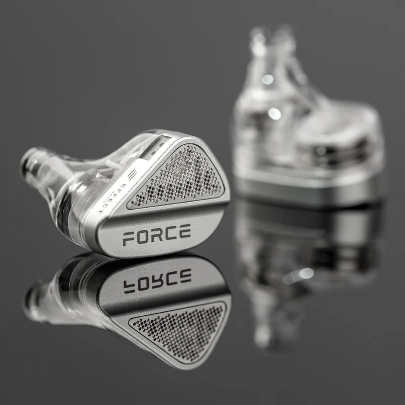 TANCHJIM x Effect Audio--Force 2DD In-ear Monitor Earphone with Interchangeable 3.5+4.4mm & Type-C connectors