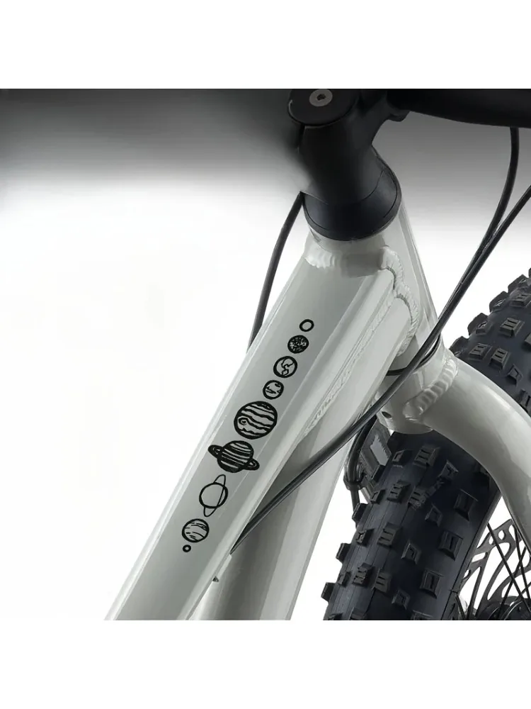 AliExpress NONE 1set Galaxy Space Bike Stickers Waterproof UV-Resistant PET Decals for MTB Frame Fork Protective Decor