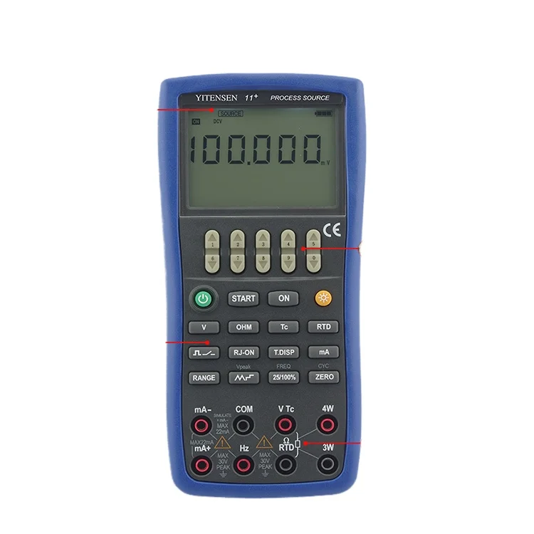 

11+ Thermocouple Signal Current and Voltage Calibrator Simulate Transmitter RTD Source Calibrator