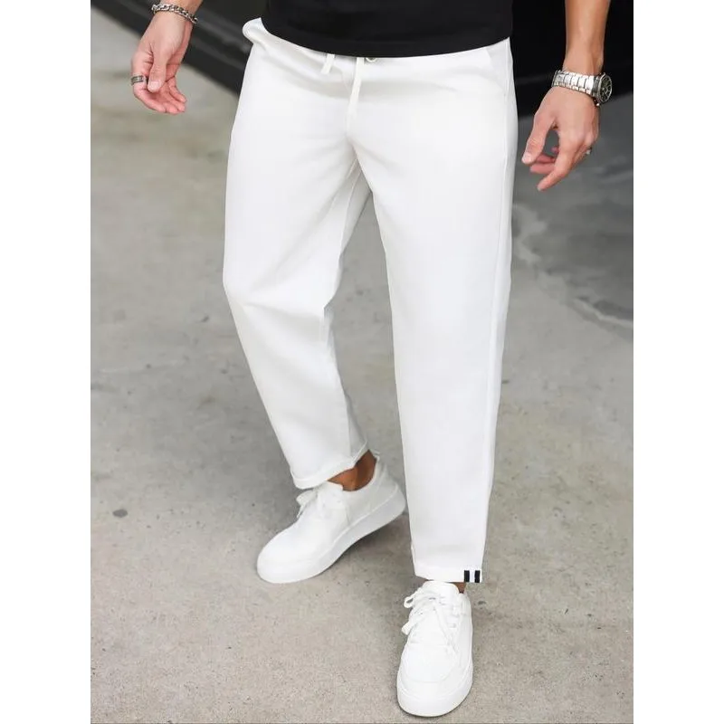 

Z64 Sle Men's Casual Pants High Waist Straight Leg Neutral Fit Other Material 00% Cleanfit Sle DK Mesa Brand