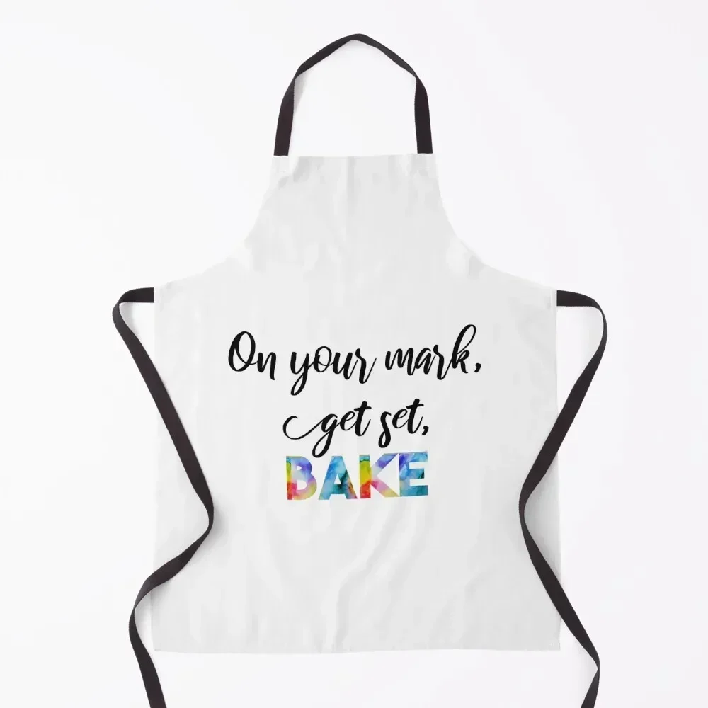 

great british baking show: on your mark, get set, bake! Apron Useful Things For Kitchen For Woman Restaurant Apron