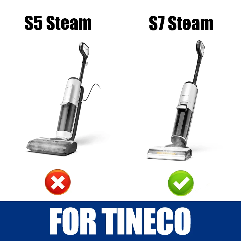 الملحقات الأصلية لـ Tineco FLOOR ONE S7 STEAM خزان المياه الرطب والجاف مكنسة ذكية وغسالة مع أجزاء منظف البخار