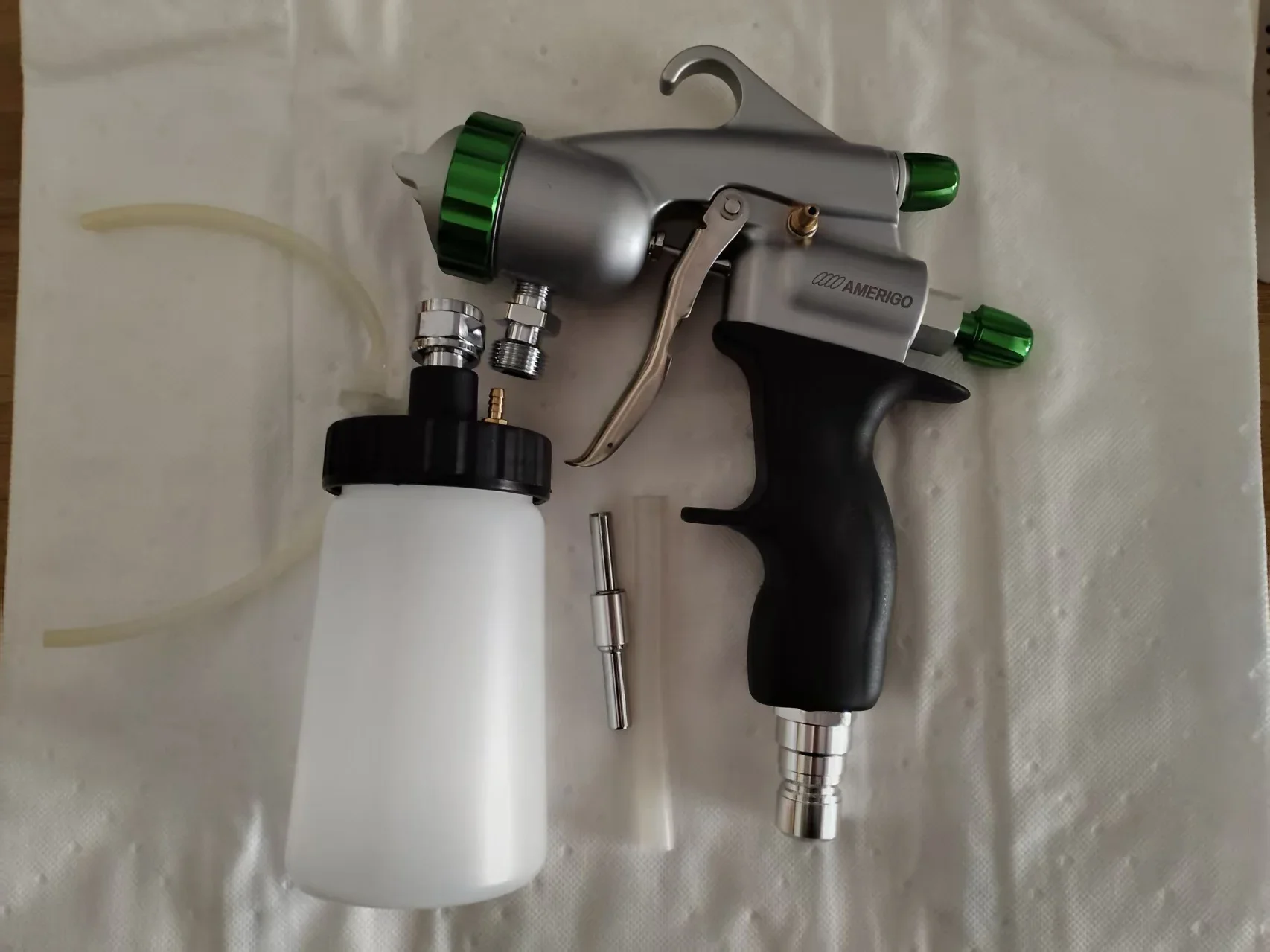 

AMERIGO Spray Gun Low Pressure Airless Auto Paint 0.8/1.0/1.3mm Nozzle Paint Spraying Save Paint Available For GRACO APOLLO