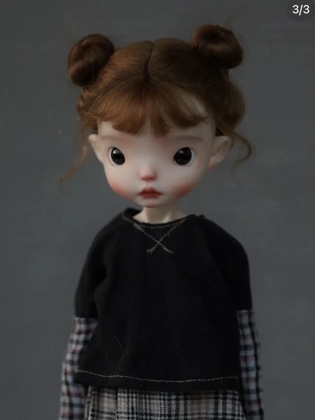 gaoshundoll 1/6 No2 Jacoosun resin Qbaby blythe MDD VOLKS DIY makeup practice head for birthday gift fashion mysterybox