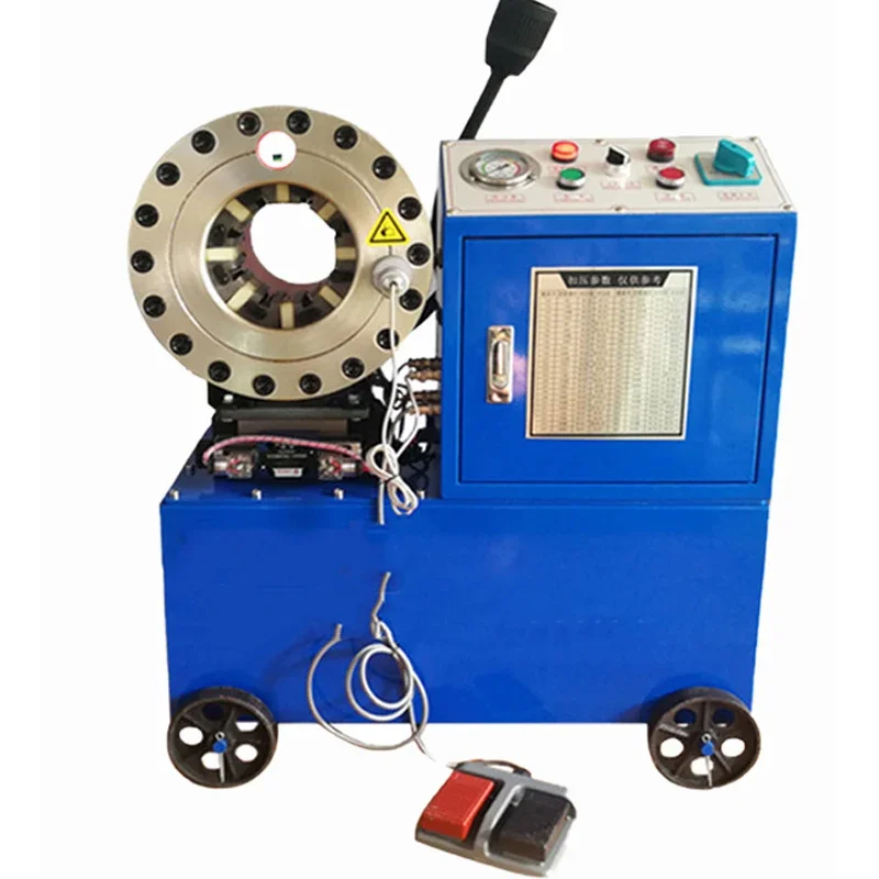 Full-Auto Hydraulic Hose Crimping Machine CNC High Pressure Pipe Locking Shrinker Machine