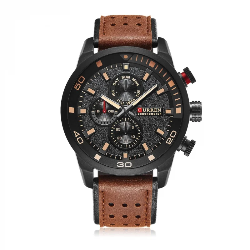 Curren  M8250 Men's Quartz Watch Quartz Belt Men's Watch Sports Casual Men Men's Watch