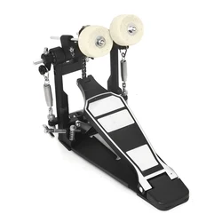 Drum Kit Dual Driver Pedal Mallet Electronic Drums Aluminum Single Chain Pedal Professional Percussion Drum Parts Accessories