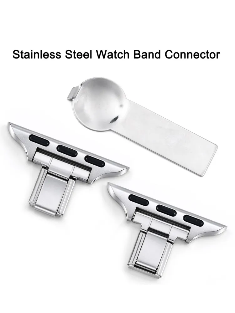 Trendige personalisierte Gadgets Smartwatch-Adapter-Armbandverbinder passend für italienische Edelstahlarmbänder DIY-Uhrenarmband-Zubehör