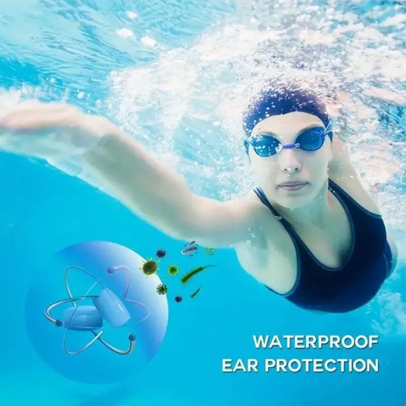 Soft Silicone Sleeping Ear Plugs Noise Reduction Earplugs Sound Insulation Earplug Sleep Ear Protection Reusable Ear Plugs