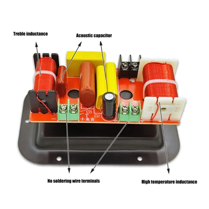 Auditieve Auditieve Frequentieverdeler 350W Verstelbare 2PCS Set Easy 87HC