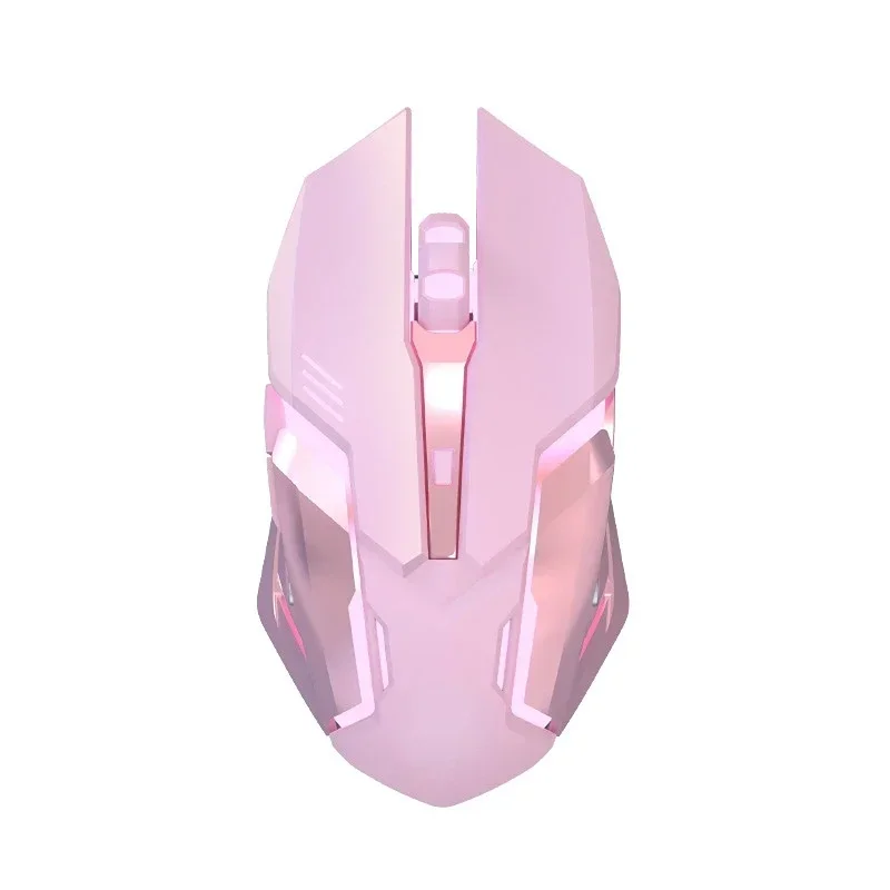 Rechargeable Wireless Gaming Mouse with Silent Bluetooth, USB, Mechanical, and E - Sports Backlight for Computer